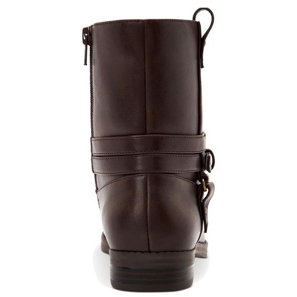 Style & Co. Womens State Faux Leather Flat Booties - Picture 3 of 9